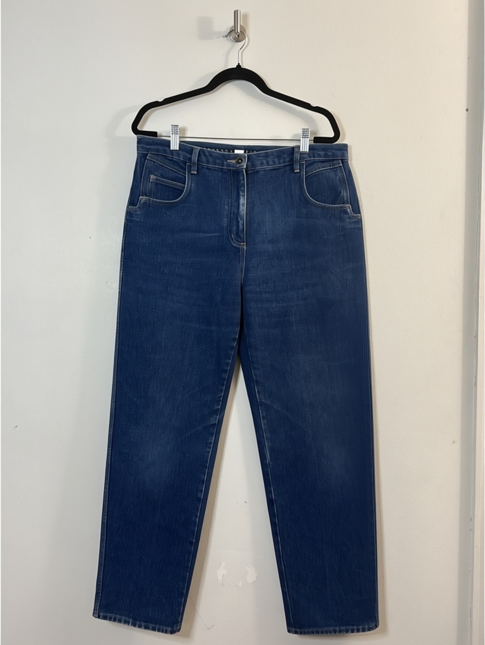 Christopher & Banks Women’s Size 12 Straight Leg Jeans Blue Denim Stretch Y2K